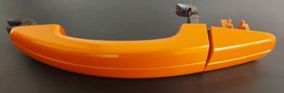 FORD FOCUS MK2 ST FRONT PASSENGER EXTERIOR DOOR HANDLE ELECTRIC ORANGE 2005-2010
