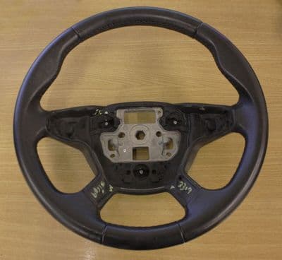 FORD FOCUS MK3 4 SPOKE LEATHER STEERING WHEEL BM51-13600-AD3ZHE 2012-2015