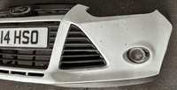 FORD FOCUS MK3 TITANIUM FRONT BUMPER GRILL FOG LIGHT FROZEN WHITE 2011 - 2015