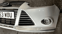 FORD FOCUS MK3 TITANIUM FRONT BUMPER GRILL FOG LIGHT SILVER 2 2011 - 2015