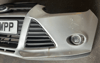 FORD FOCUS MK3 TITANIUM FRONT BUMPER GRILL FOG LIGHT SILVER 2011 - 2015