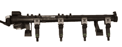 FORD FOCUS MONDEO FIESTA C-MAX 1.6 PETROL FUEL RAIL INJECTOR SET X 4 2008 - 2014