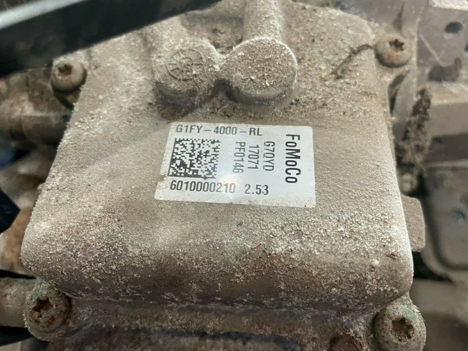FORD FOCUS RS 2 3 REAR BACK AXLE FRAME DIFF DIFFERNTIAL G1FY-4000-RL ...