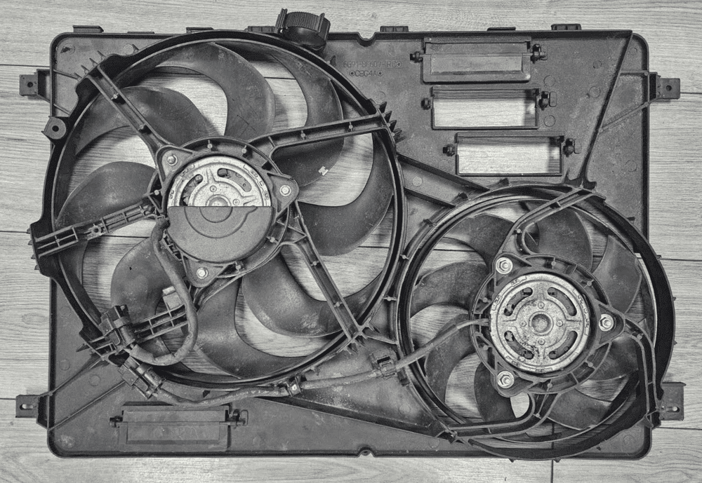 FORD GALAXY MONDEO S-MAX 2 2 TDCi AUTO RADIATOR FAN 6G91-8C607-RC 2011 ...