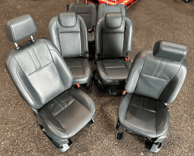 FORD GRAND C-MAX MK2 BLACK LEATHER INTERIOR 7 OR 6 SEATS TRIM 2010 - 2015