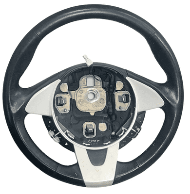 FORD KA MK2 3 SPOKE STEERING WHEEL RUBBER PVC WHITE CRUSE CONTROL 2014-2016