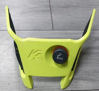 FORD KA MK2 CENTRE CONSOLE POWER SOCKET AND TRIM IN GLOSS LIME GREEN  2008-2016