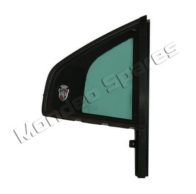 FORD MONDEO MK3 HATCHBACK REAR DRIVER QUARTER 1/4 WINDOW GLASS CHROME 2001-2007