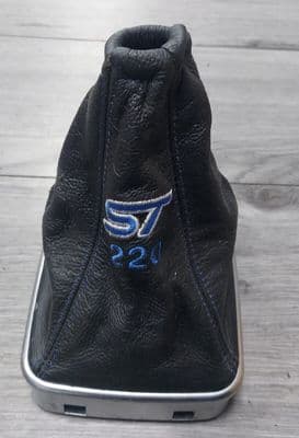 FORD MONDEO MK3 ST220 LEATHER GEAR STICK GATIER SURROUND BLUE STITCH  2002-2007