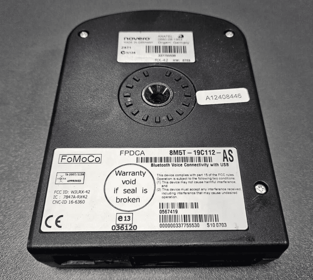 FORD MONDEO MK4 / GALAXY MK3 / S-MAX MK1 BLUETOOTH VOICE MODULE 8M5T ...