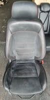 FORD MONDEO MK4 HEATED BLACK LEATHER INTERIOR SEATS RED STITCHING 2007-2014
