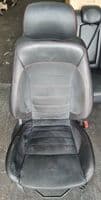 FORD MONDEO MK4 HEATED COOLED BLACK LEATHER INTERIOR SEATS RED STITCH 2007-2014
