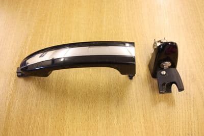 FORD MONDEO MK4 PANTHER BLACK CHROME DOOR HANDLE DRIVER SIDE AND KEY 2007 - 2014