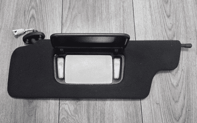 FORD PROBE PASSENGER LEFT BLACK SUN VISOR ILLUMINATED KB42-69-320F04 1993-1997