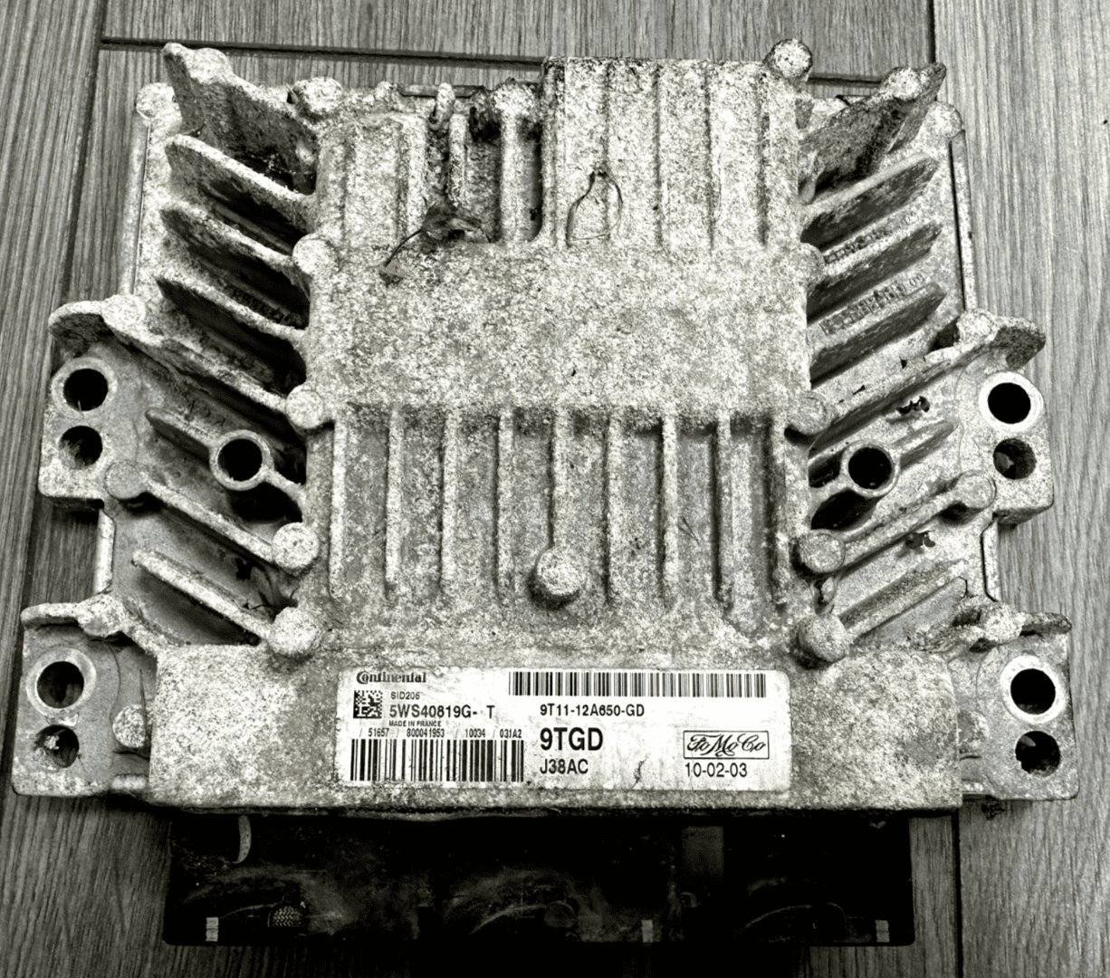 FORD TRANSIT CONNECT 1 8 TDCi DIESEL ECU COMPUTER BRAIN 9T11-12A650-GD ...