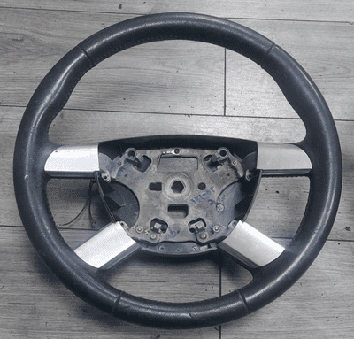 FORD TRANSIT CONNECT BLACK LEATHER STEERING WHEEL 3M51-3600-BG 2009-2013