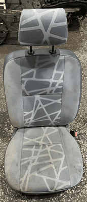 FORD TRANSIT CONNECT DRIVER SIDE SEAT LATTICE TWILL DARK PEWTER 2002 - 2013