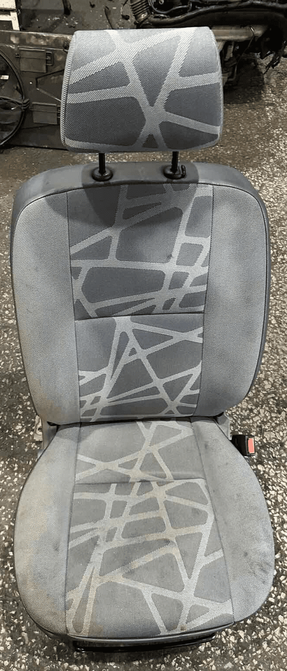 FORD TRANSIT CONNECT DRIVER SIDE SEAT LATTICE TWILL DARK PEWTER 2002 - 2013