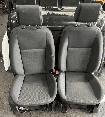 FORD TRANSIT CONNECT MK2 FRONT SEATS PAIR TRAXON/MAX CHARCOAL BLACK 2013-2023