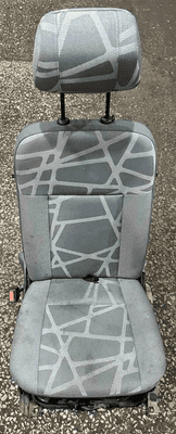 FORD TRANSIT CONNECT PASSENGER SIDE SEAT LATTICE TWILL DARK PEWTER 2002 - 2013