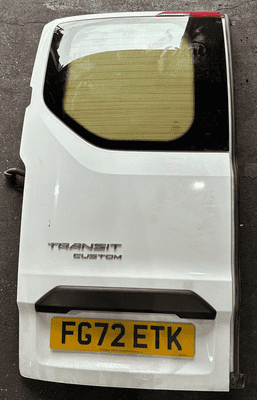 FORD TRANSIT CUSTOM REAR PASSENGER DOOR WITH WIN WINDOW 2013-2023