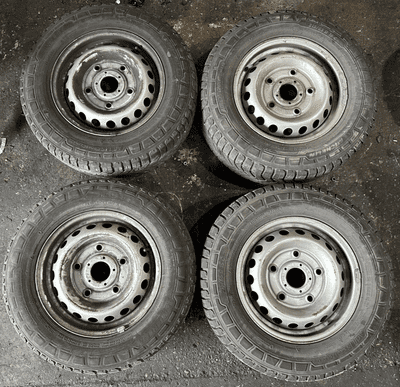 FORD TRANSIT CUSTOM STEEL WHEEL SET 215/65/15C MICHELIN WINTER TYRES 2013-2022
