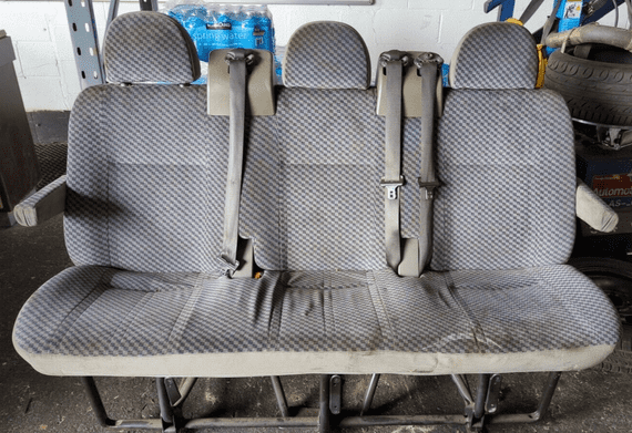 FORD TRANSIT TOURNEO REAR BENCH SEAT WITH SEAT BELTS GC FLAYERS 2000-2013