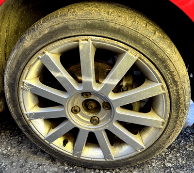 GENUINE FIESTA MK6 ST ST150 4 STUD 11 SPOKE ALLOY WHEEL RIM SILVER 17