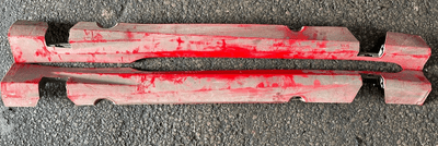 GENUINE FIESTA MK7 ZETEC S ST PAIR OF SIDE SKIRTS RACE RED 2009167 2013 - 2017