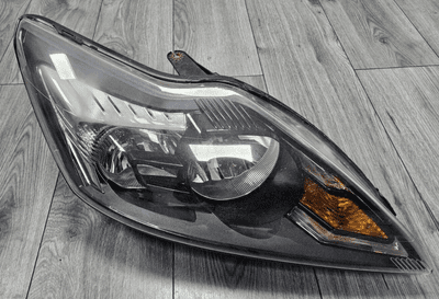 GENUINE FOCUS MK2 DRIVER RIGHT BLACK CHROME HEADLIGHT 8M51-13W029-DF 2008-2011