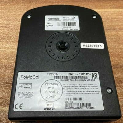 GENUINE FORD BLUETOOTH VOICE CONTROL MODULE USB RX-42 8M5T-19C112-AR 2008 - 2011