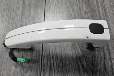 GENUINE FORD C-MAX MK2 KEYLESS FRONT DOOR HANDLE FROZEN WHITE 2011 - 2015
