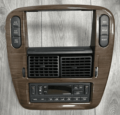 GENUINE FORD EXPLORER A/C HEATER CONTROL PANEL WOOD FASCIA VENTS 2001 - 2006
