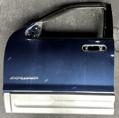 GENUINE FORD EXPLORER FRONT NSF PASSENGER LEFT SIDE DOOR BLUE 2001 - 2006