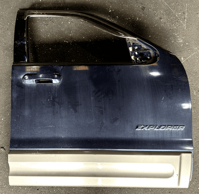 GENUINE FORD EXPLORER FRONT OSF DRIVER RIGHT SIDE DOOR BLUE 2001 - 2006