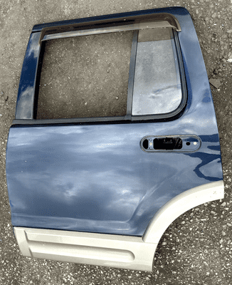 GENUINE FORD EXPLORER REAR BACK NSR PASSENGER LEFT SIDE DOOR BLUE 2001 - 2006