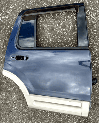 GENUINE FORD EXPLORER REAR BACK OSR DRIVER RIGHT SIDE DOOR BLUE 2001 - 2006