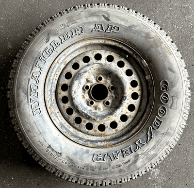 GENUINE FORD EXPLORER STEEL SPARE WHEEL 5 STUD 245/70/16 GOODYEAR 2001 - 2006