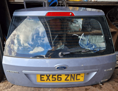 GENUINE FORD FIESTA MK6 5DR REAR TAILGATE BOOT DOOR TONIC BLUE 2002 - 2008