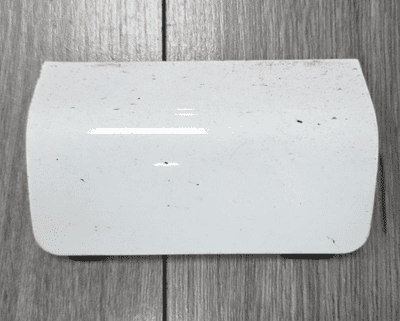GENUINE FORD FIESTA MK6 DRIVER FRONT JACKING POINT COVER WHITE 2005 - 2008