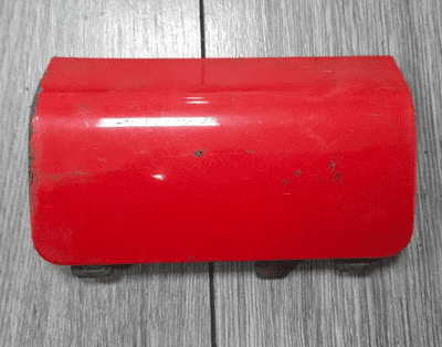 GENUINE FORD FIESTA MK6 DRIVER REAR JACKING POINT COVER RED 2005 - 2008