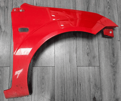 GENUINE FORD FIESTA MK6 DRIVER RIGHT WING FENDER COLORADO RED 2002 - 2008