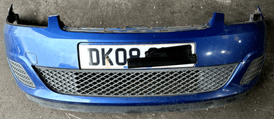 GENUINE FORD FIESTA MK6 FACE LIFT FRONT BUMPER OCEAN BLUE 2005 - 2008