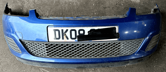 GENUINE FORD FIESTA MK6 FACE LIFT FRONT BUMPER OCEAN BLUE 2005 - 2008