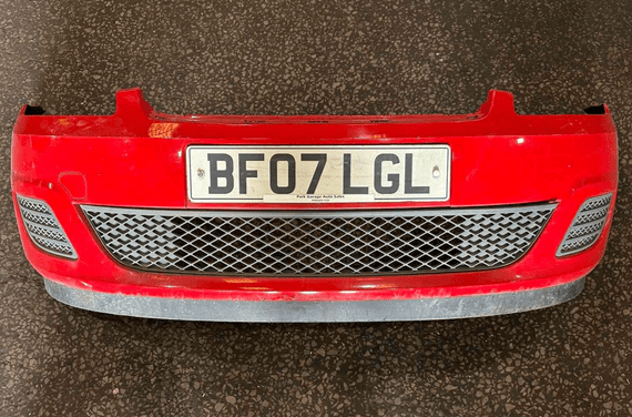 GENUINE FORD FIESTA MK6 FACELIFT FRONT BUMPER COLORADO RED 2005 - 2008 #BF07