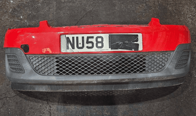 GENUINE FORD FIESTA MK6 FACELIFT FRONT BUMPER COLORADO RED 2005 - 2008 #NU58