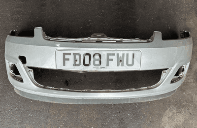 GENUINE FORD FIESTA MK6 FACELIFT FRONT BUMPER MOONDUST SILVER 2005-2008 #FD08