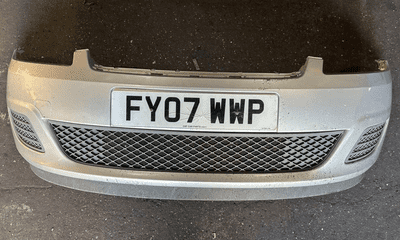 GENUINE FORD FIESTA MK6 FACELIFT FRONT BUMPER MOONDUST SILVER 2005-2008 #FY07