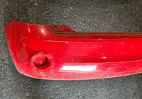 GENUINE FORD FIESTA MK6 FACELIFT REAR BUMPER COLORADO RED 2005 - 2008