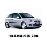 GENUINE FORD FIESTA MK6 FACELIFT REAR BUMPER COLORADO RED 2005 - 2008